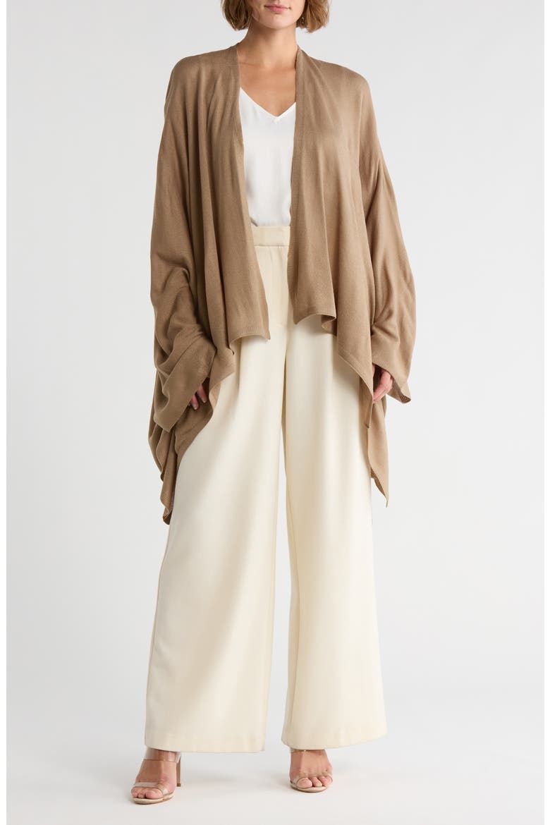 Easy Lightweight Ruana, Main, color, TAN