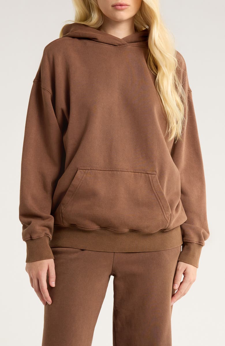 PacSun La Puff Hoodie, Main, color, Brown