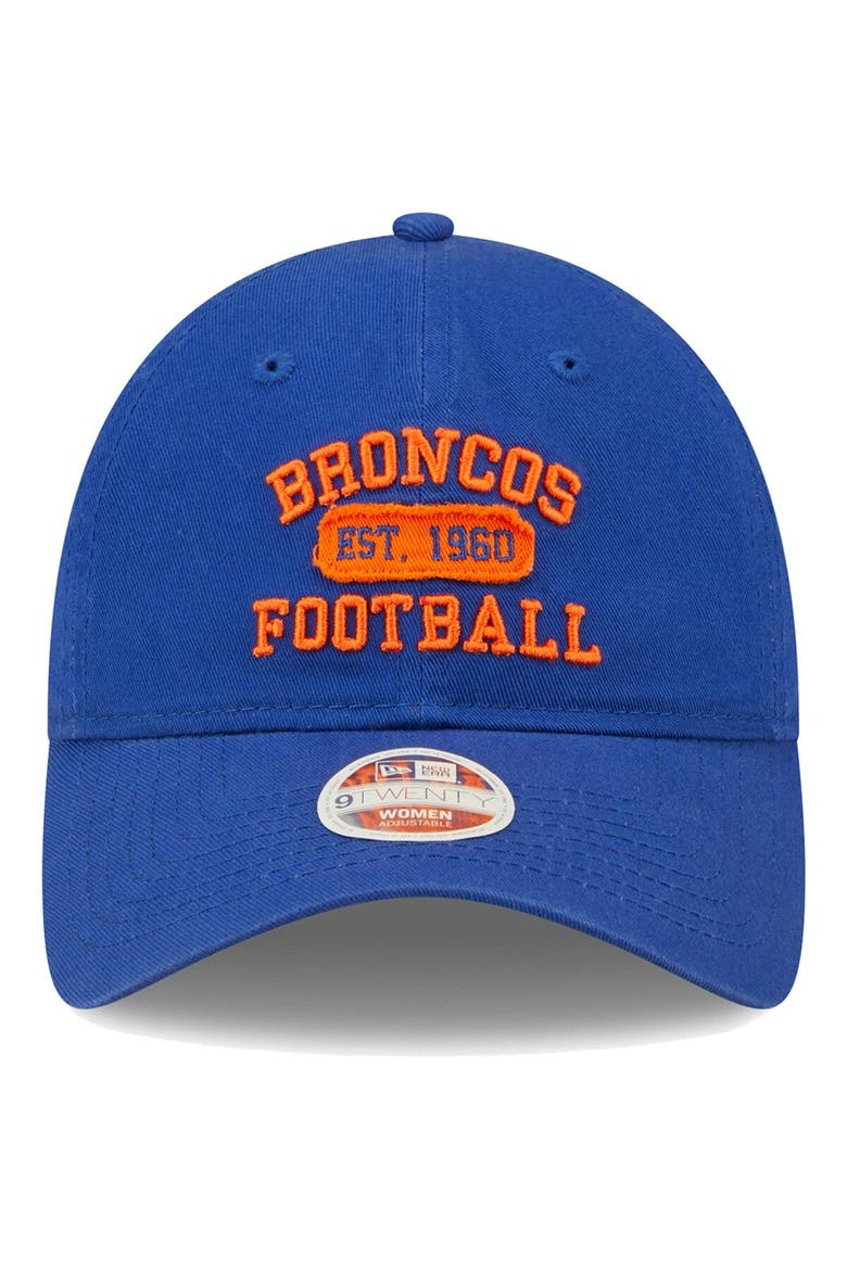 Women's New Era Royal Denver Broncos Formed 9TWENTY Adjustable Hat, Alternate, color, Royal