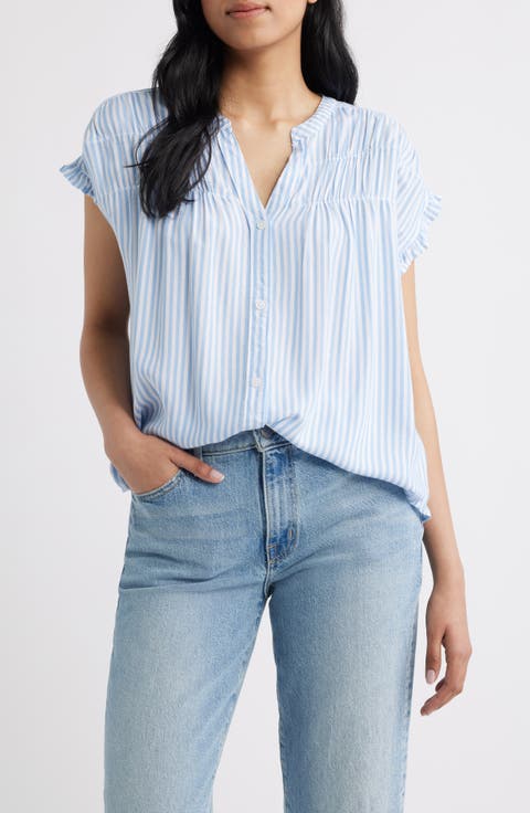 Monaka Smocked Frill Top