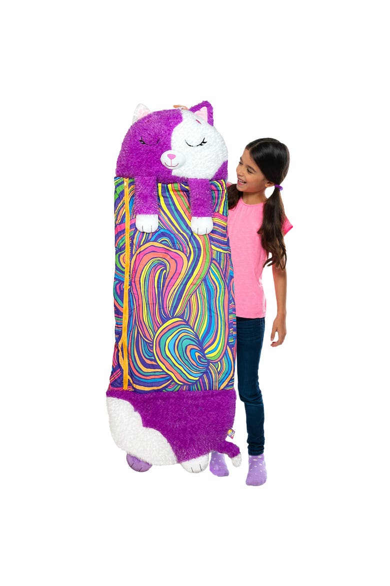 Cat Pillow & Sleepy Sack Large, Alternate, color, Multicolored