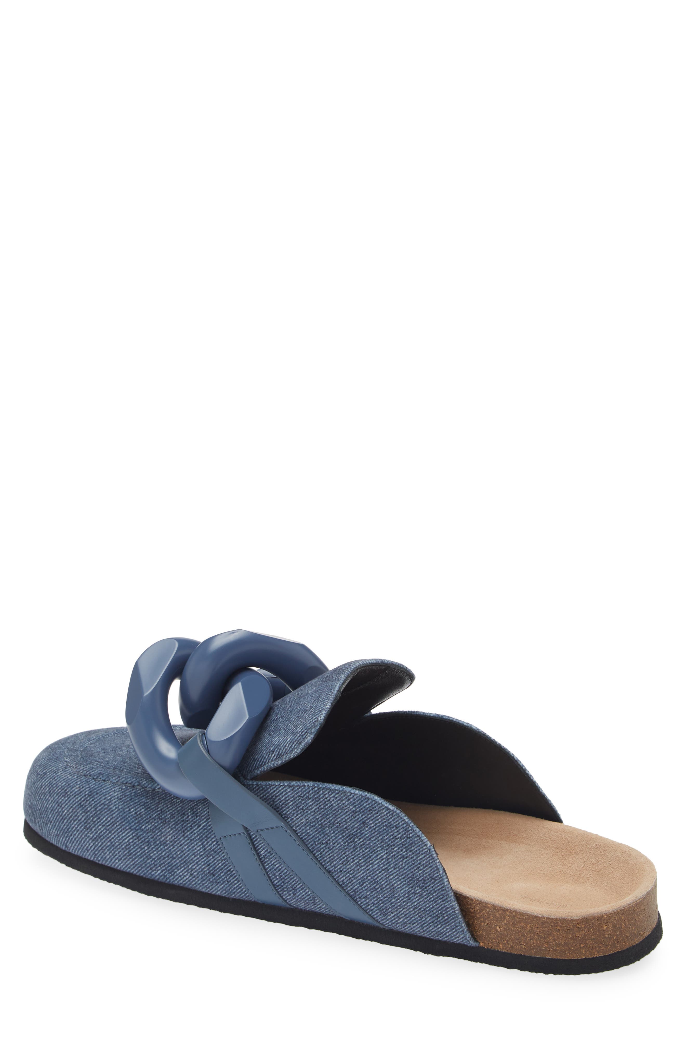 JW Anderson Chain Link Denim Loafer Mule, Alternate, color, 