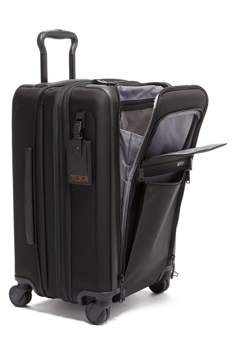 Alpha 3 Collection 22-Inch International Expandable Carry-On, Alternate, color, BLACK