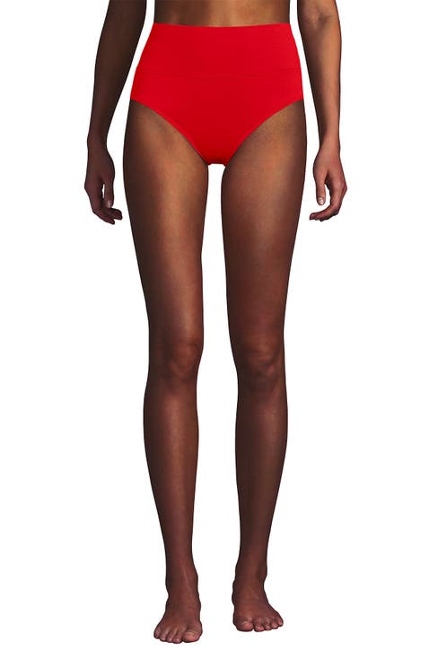Chlorine Resistant Pinchless High Waisted Bikini Bottoms