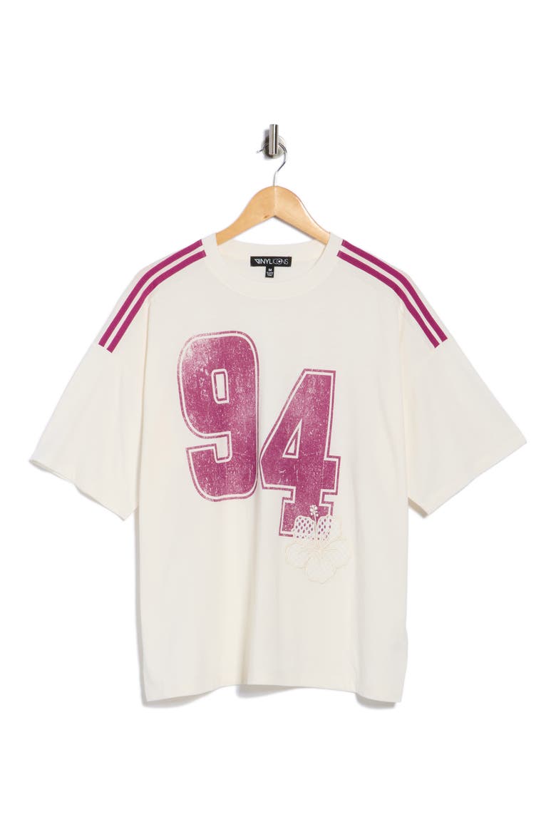 '94 Athletic Graphic Tee, Alternate, color, MARSHMALLOW