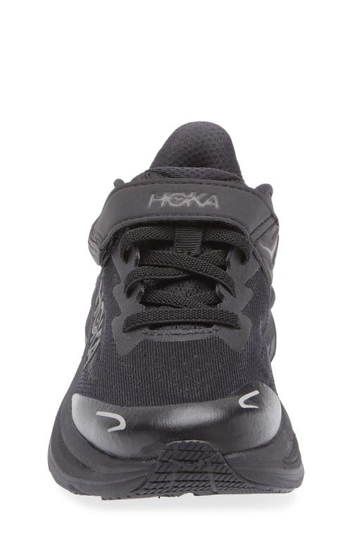 Hoka Kids' Clifton 10 Running Sneaker In Black