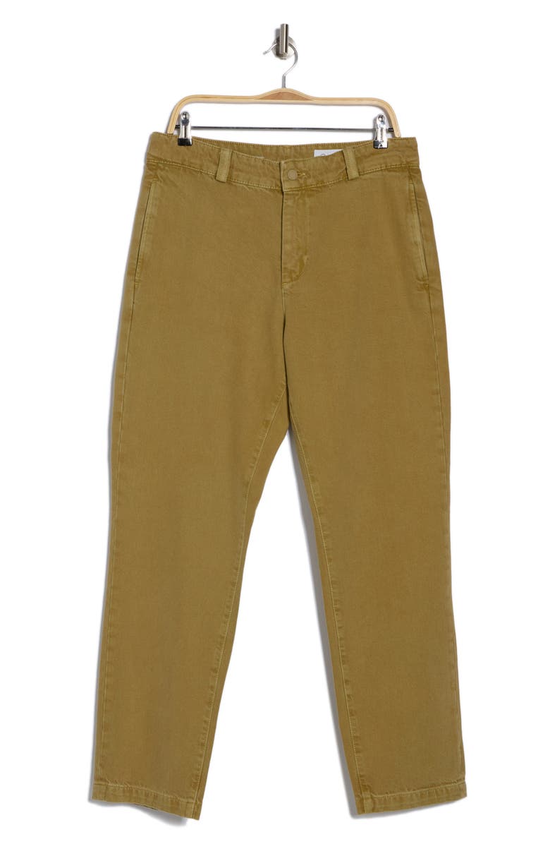 AG Lochlan Cotton Trousers, Alternate, color, Sulfur Vintage Khaki