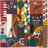 Elizabetta Parisian Carnival - Silk Foulard
