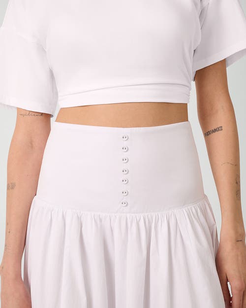 Weworewhat Drop Waist Maxi Skirt