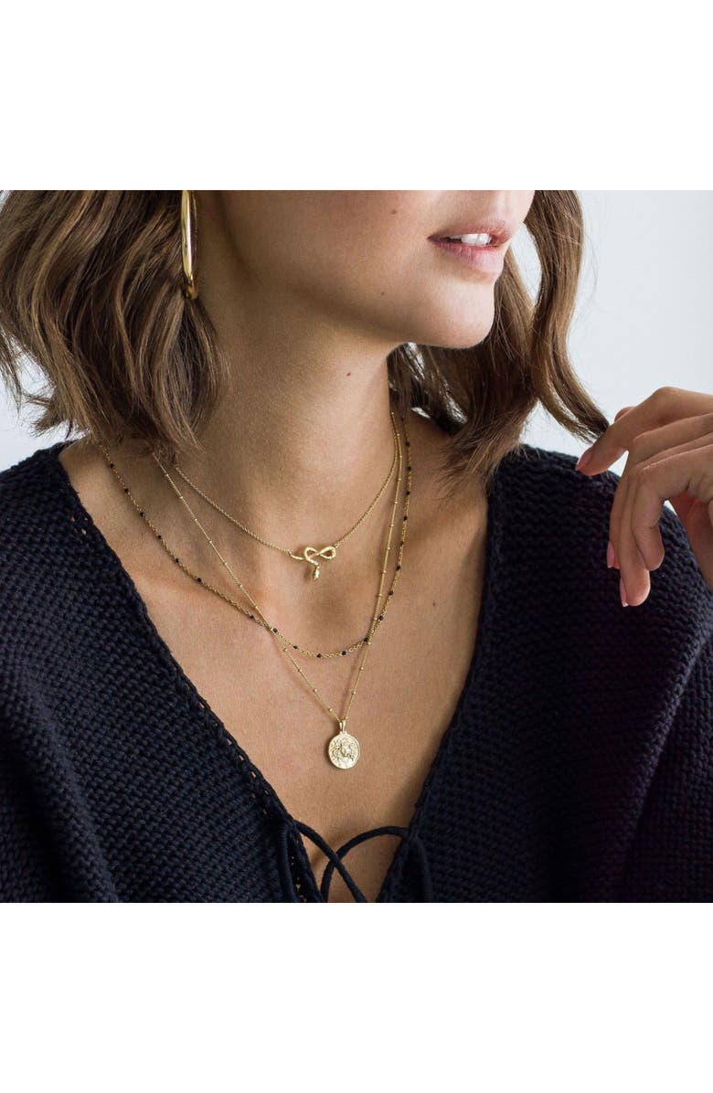 Awe Inspired Mini Medusa Necklace, Alternate, color, 