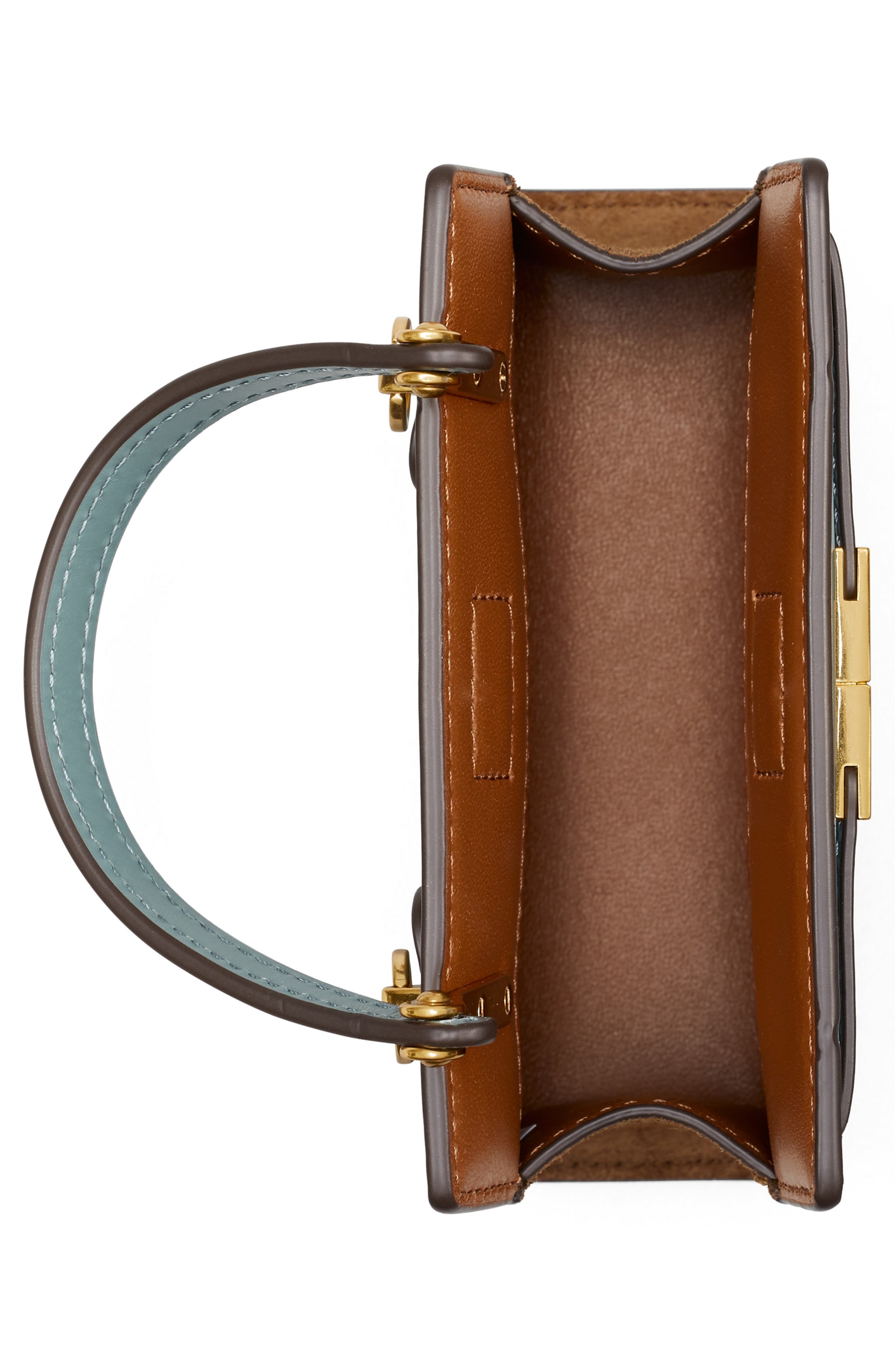 Tory Burch Lee Radziwill Nano Leather Bag, Alternate, color, 