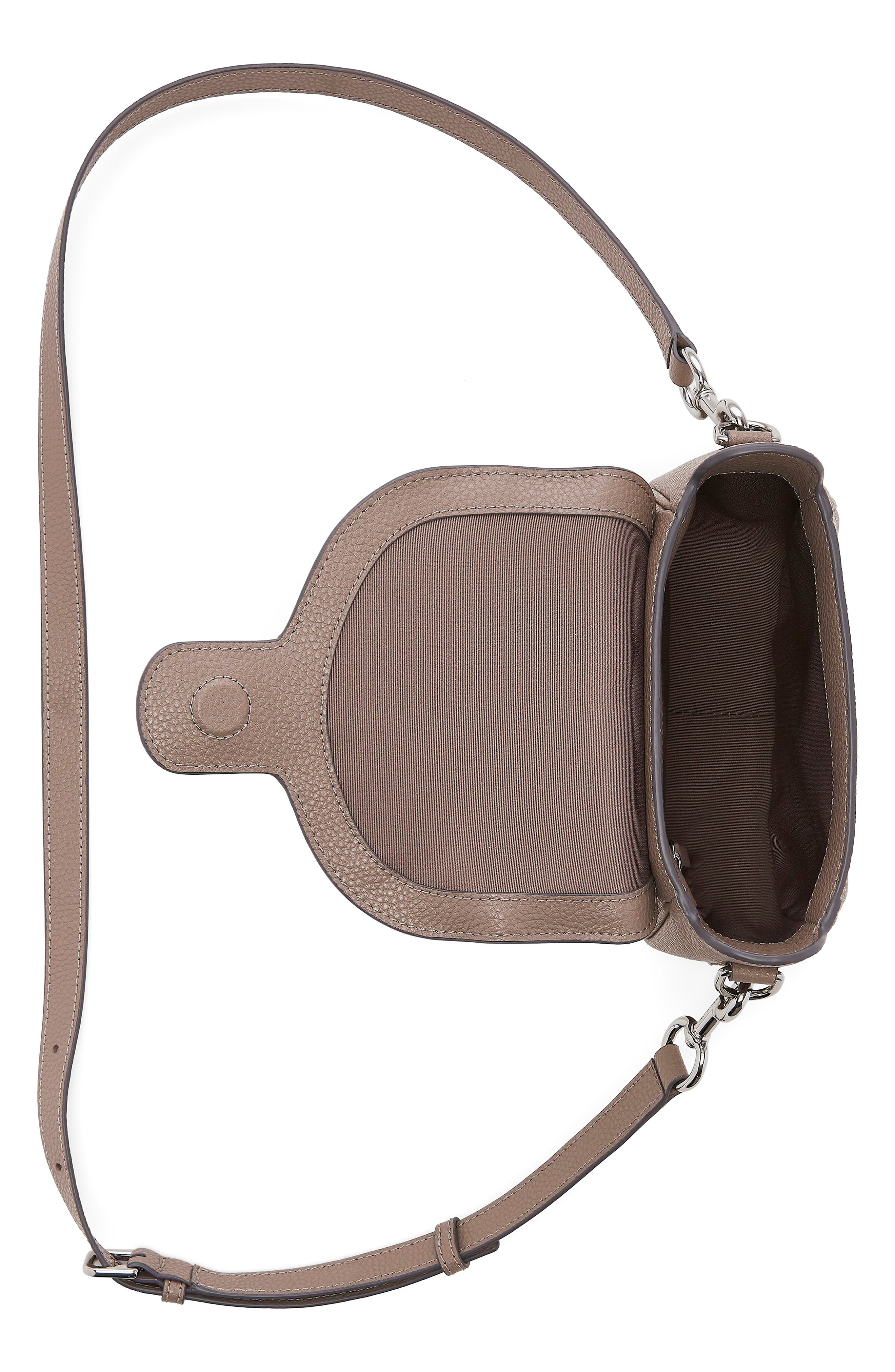 The J Marc Pebble Saddle Bag, Alternate, color, CEMENT