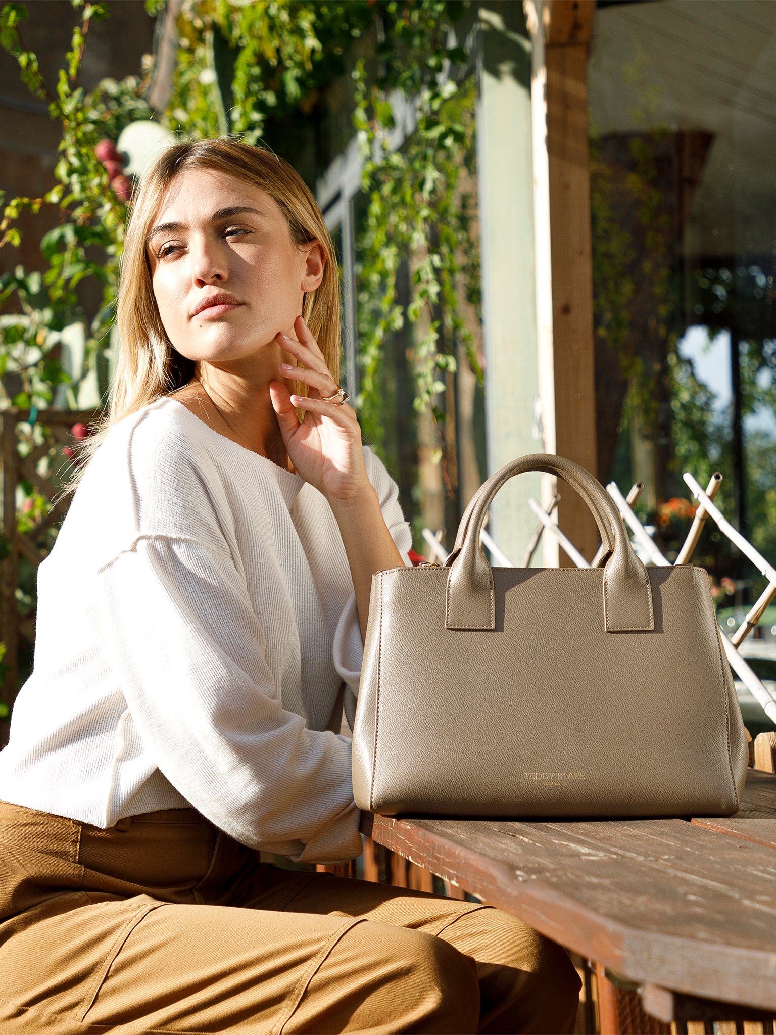 Teddy Blake Bella Palmellato 12", Alternate, color, Etaupe