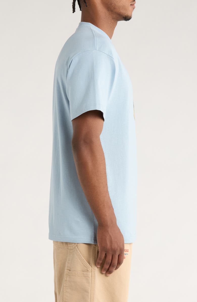 Carhartt Work In Progress Mirror Organic Cotton Graphic T-Shirt, Alternate, color, Blue Fog
