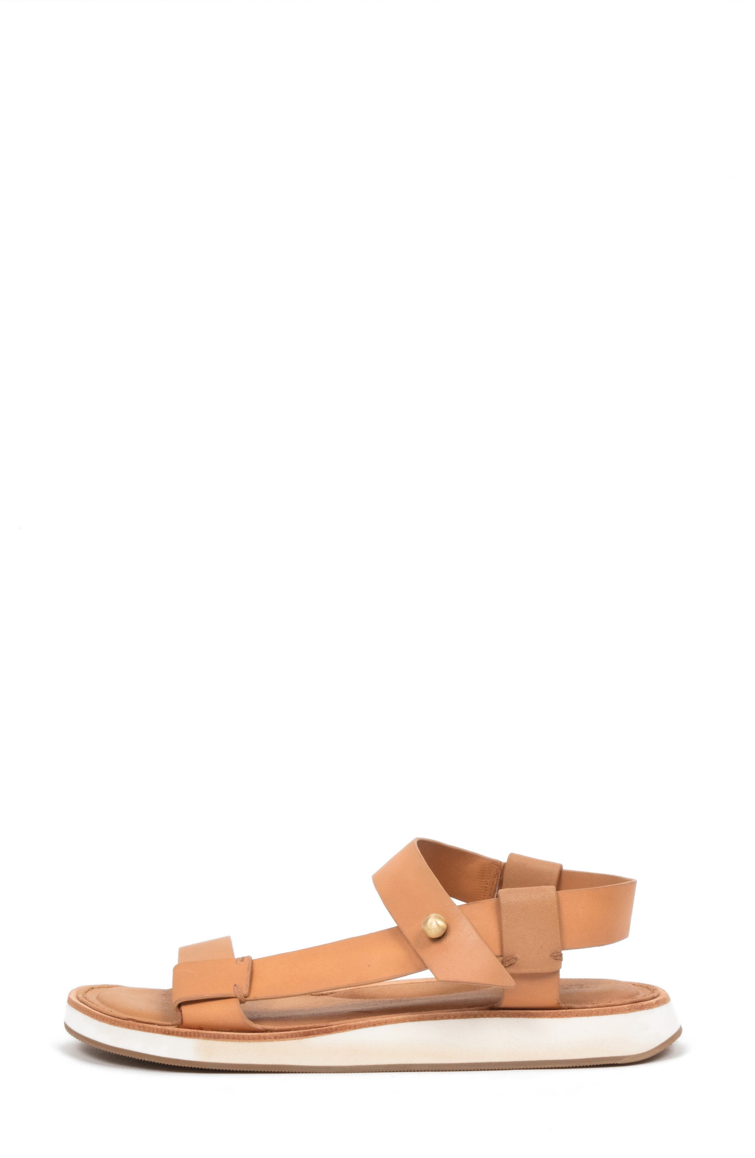 Parker Strappy Sandal, Main, color, CARAMEL