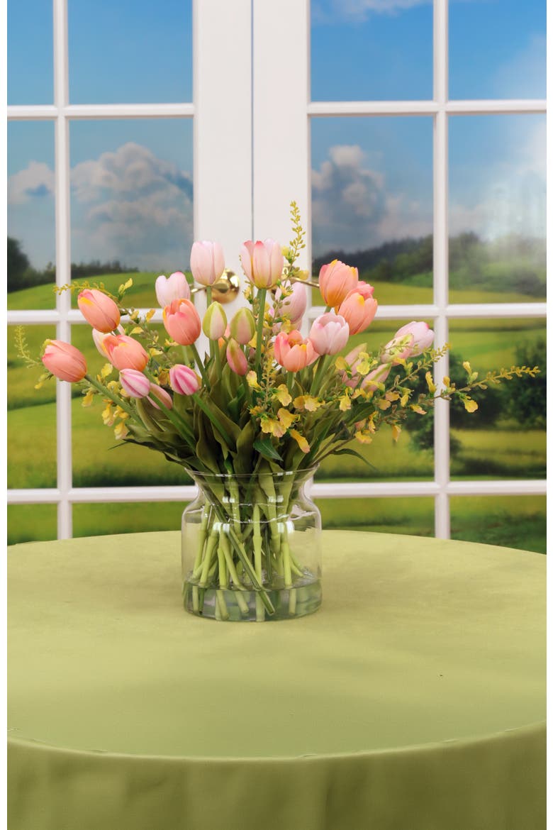 Tulip Jar, Alternate, color, Pink