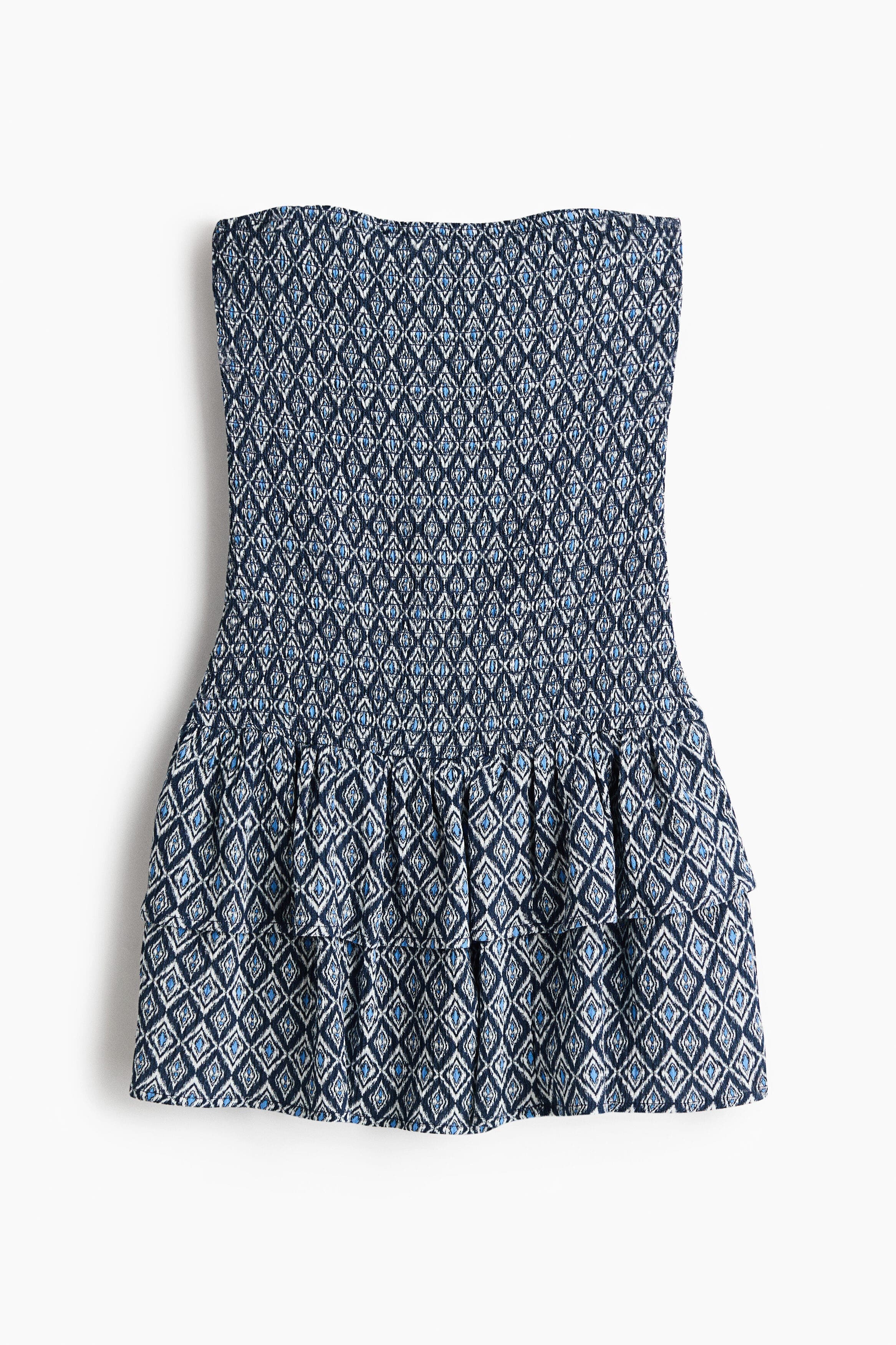 Smocked Tiered Dress - image 3