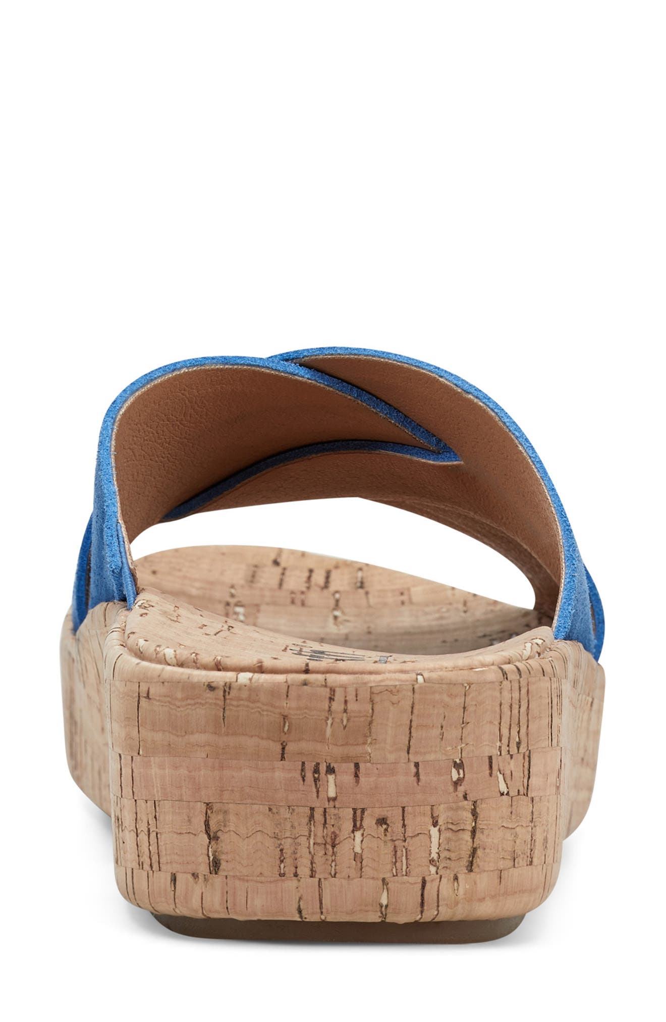 Earth<sup>®</sup> Scout Platform Slide Sandal, Alternate, color, Dark Blue