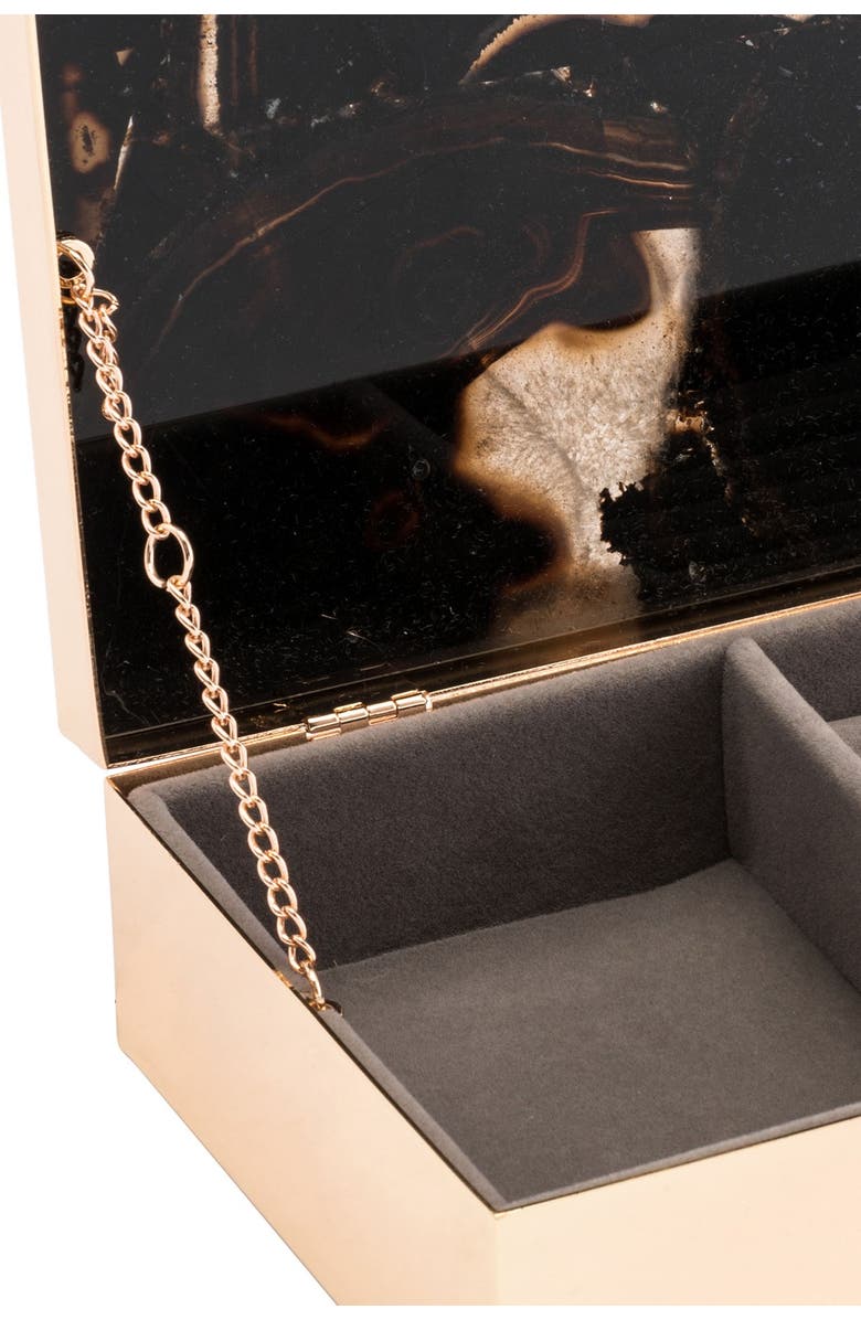 ZUO MODERN Large Black Stone Box, Alternate, color, 