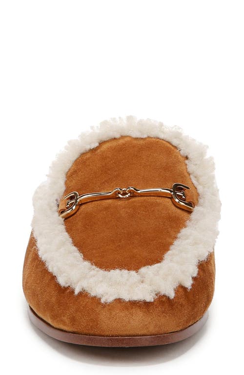 Sam Edelman Linnie Faux Shearling Mule In Harvest Brown