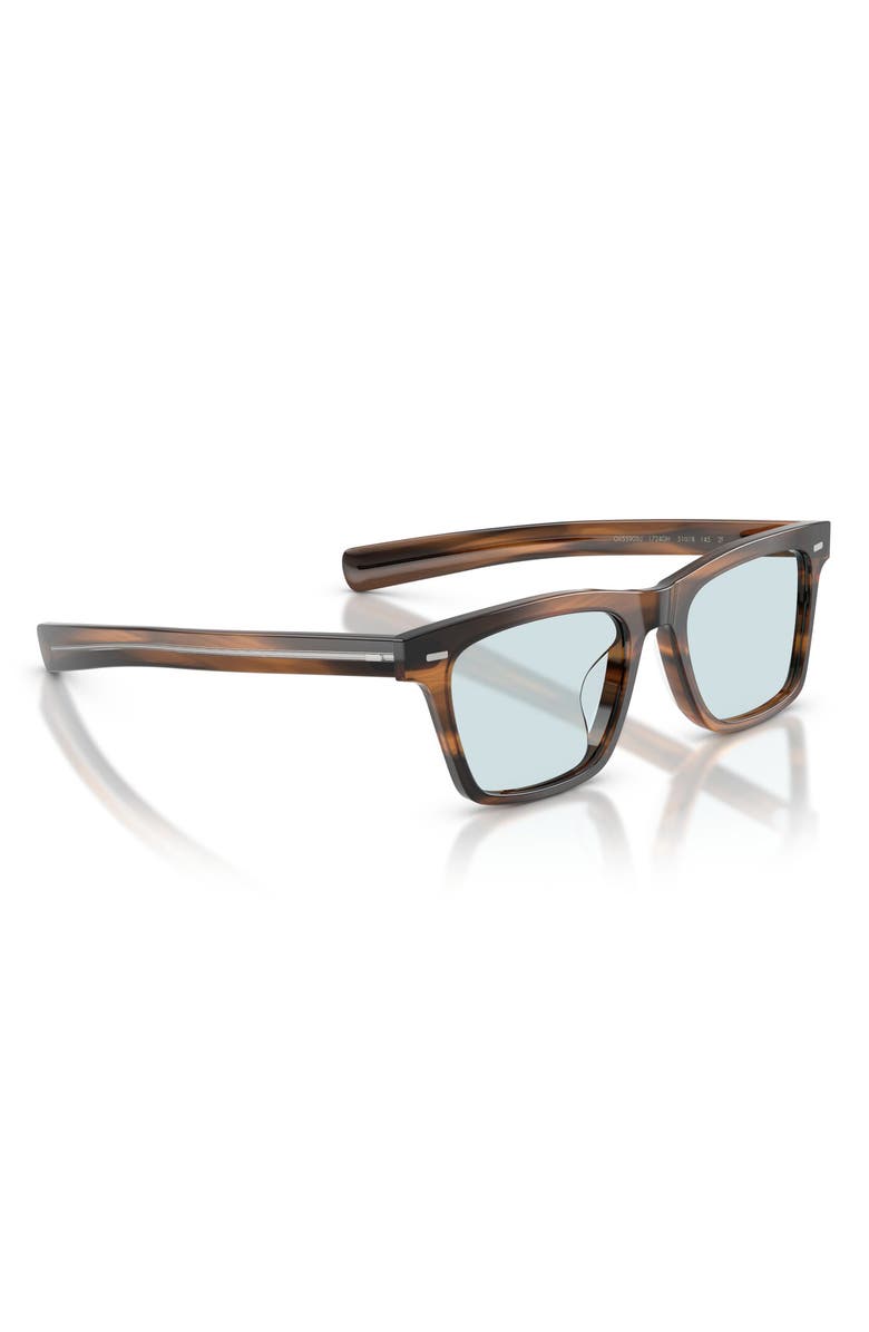 Oliver Peoples Maestro 51mm Pillow Sunglasses, Alternate, color, Tuscany Tortoise / Sky Blue