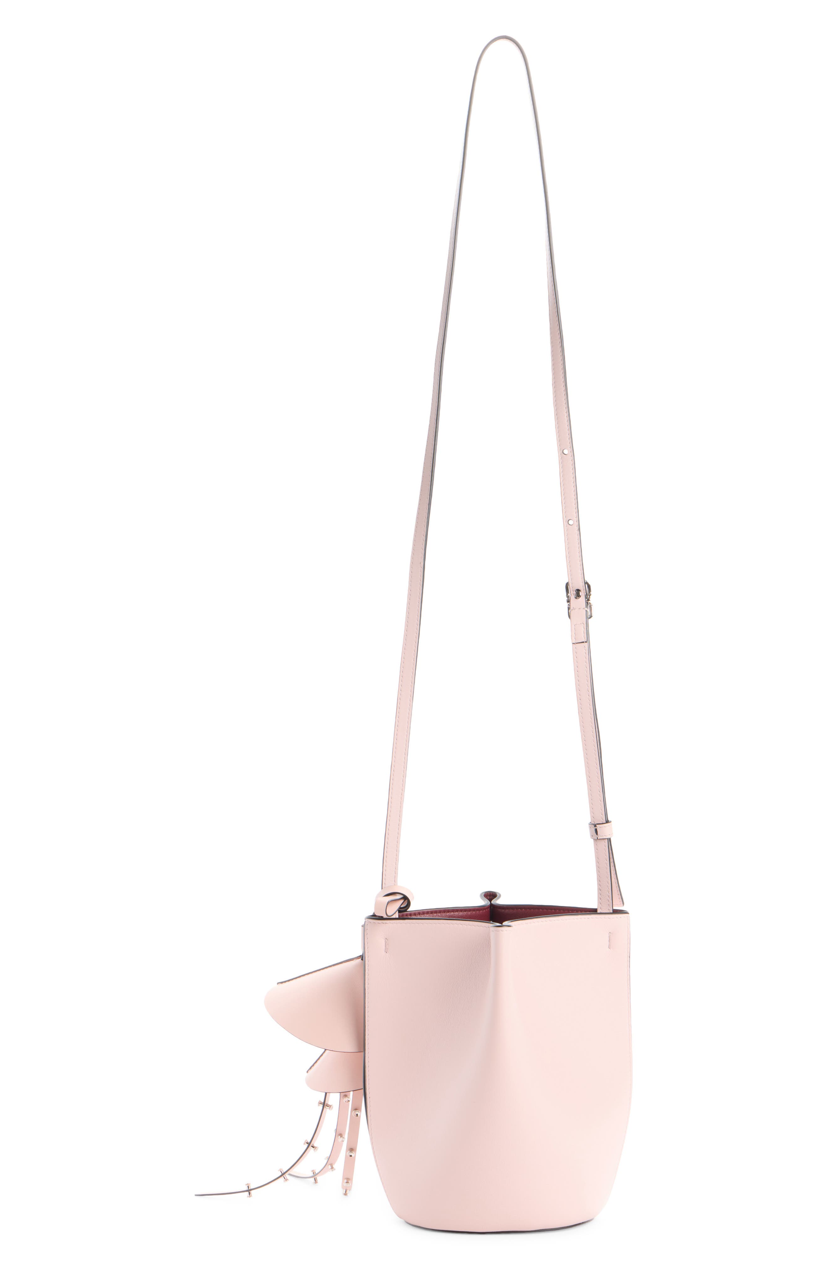 Givenchy Nano Snap Bucket Bag, Alternate, color, Baby Pink