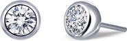 Lafonn Bezel Simulated Diamond Stud Earrings