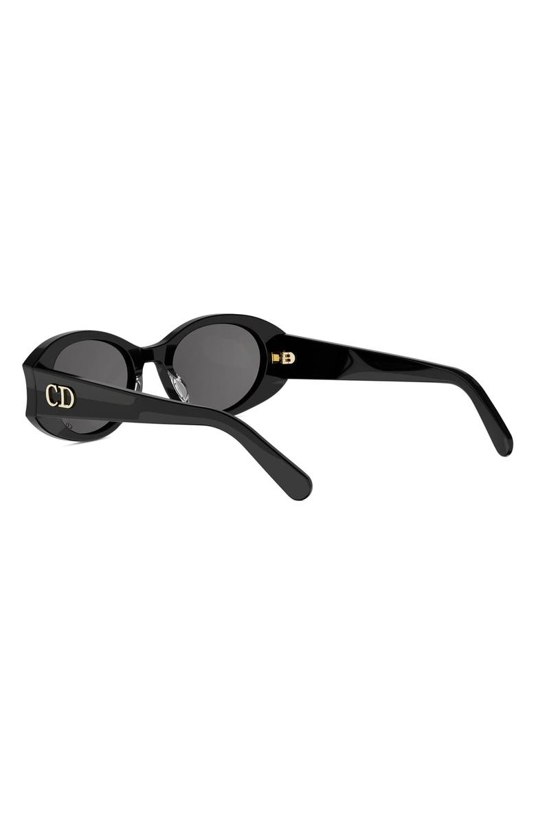 DIOR Glow B1I 51mm Oval Sunglasses, Alternate, color, 