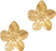 Adornia Flower Stud Earrings