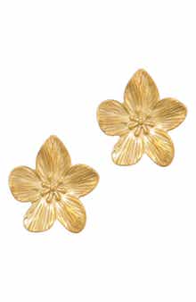 Adornia Flower Stud Earrings