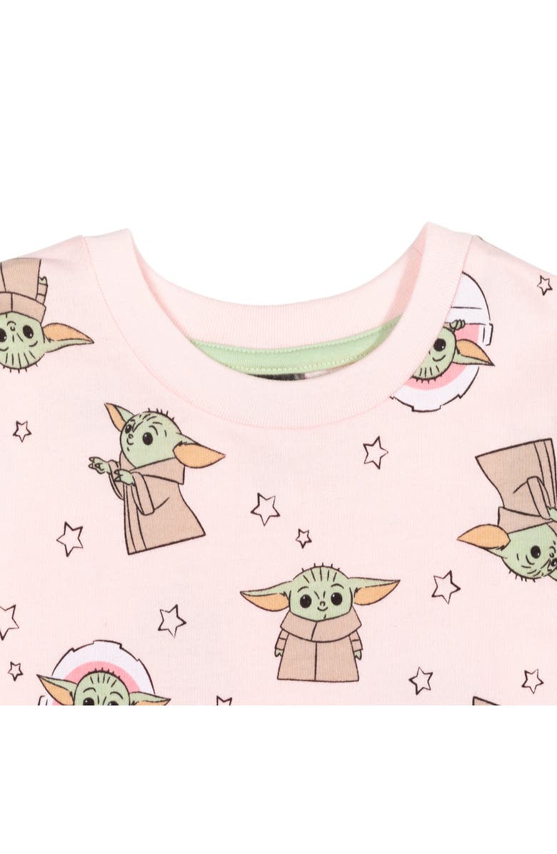 Star Wars Pullover Sweatshirt, Alternate, color, Baby Yoda Pink Pink