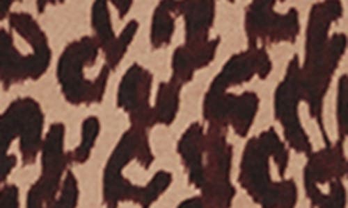 Mango Leopard-print Shirt Dress Brown In Brown