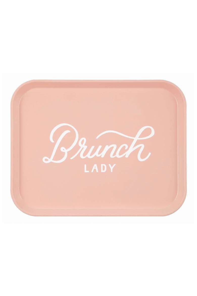 Brunch Lady Tray, Main, color, PINK
