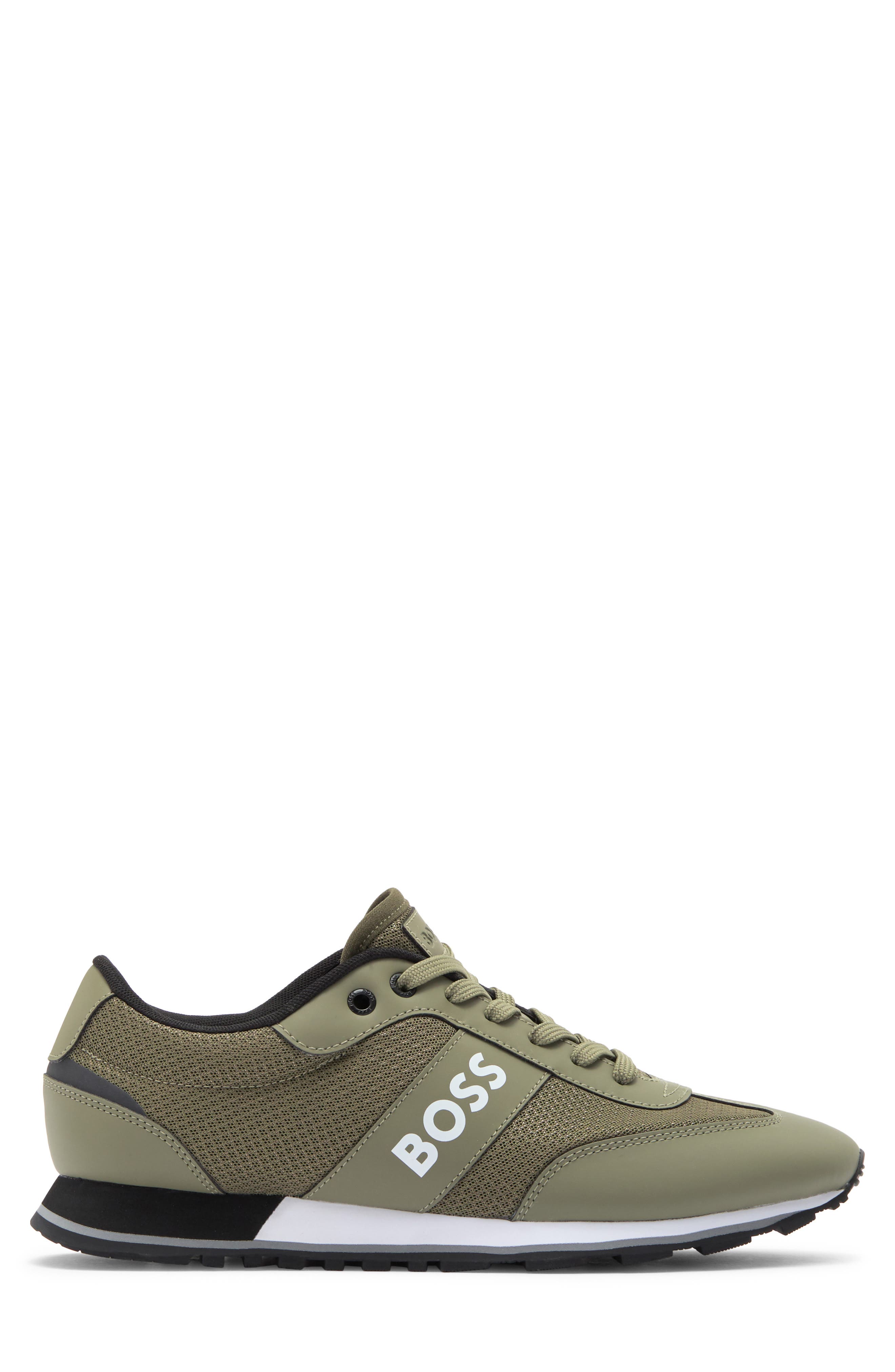 Parkour Runner Sneaker, Alternate, color, OLIVE GREEN