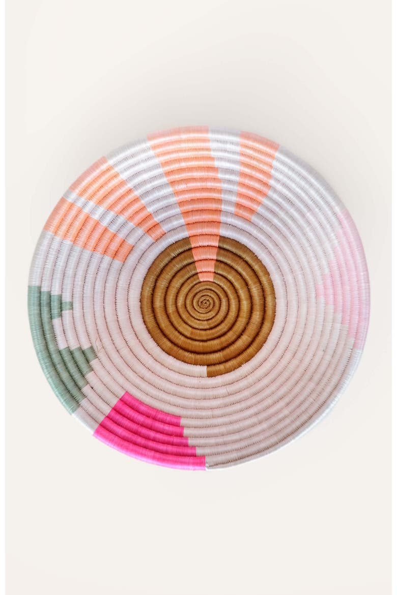 Geo Pastel Plateau, Alternate, color, Pink, Coral, Green