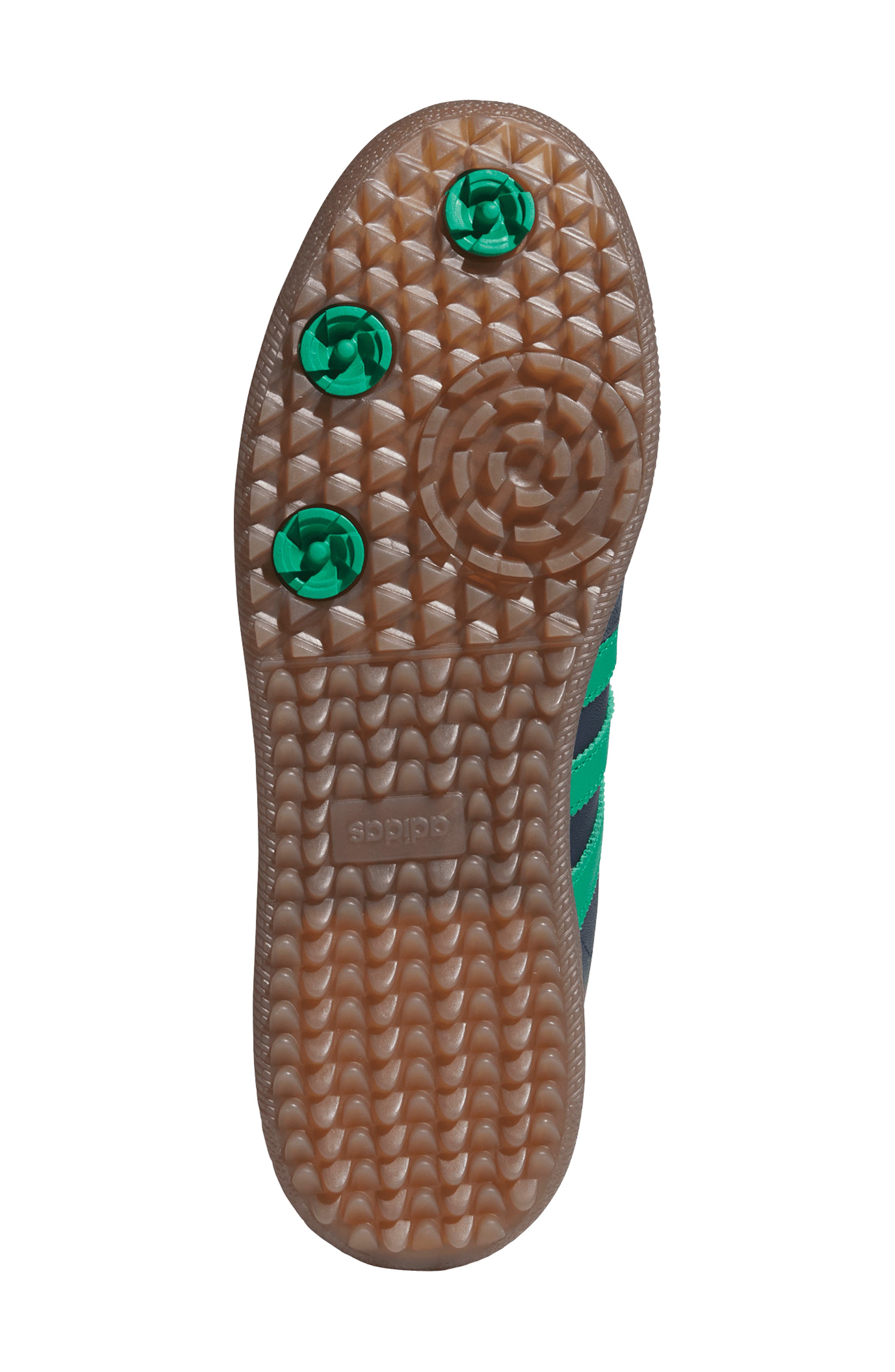 adidas Samba Spikeless Golf Shoes, Alternate, color, Blue/ Green/ Whtie