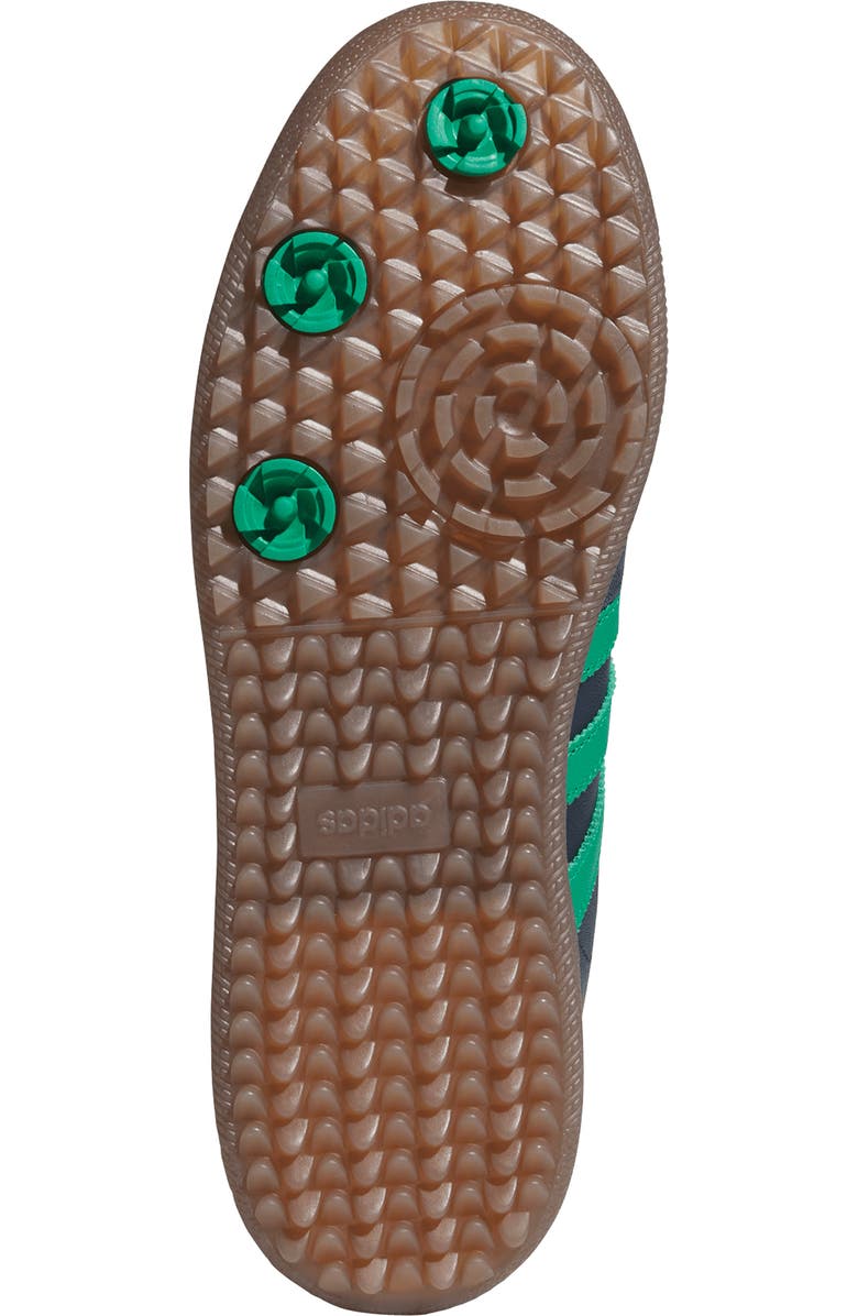 adidas Samba Spikeless Golf Shoes, Alternate, color, Blue/ Green/ Whtie