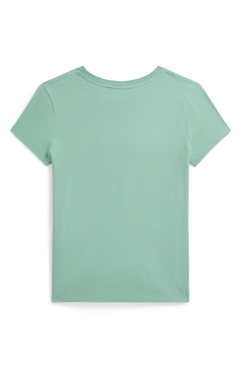 Polo Ralph Lauren Kids' Puppy Cotton Graphic T-Shirt, Alternate, color, Celadon