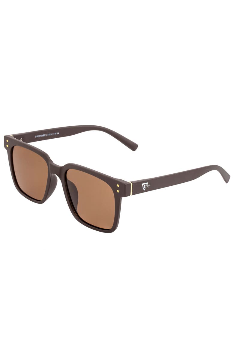 Capri Polarized Sunglasses, Alternate, color, Brown/Brown