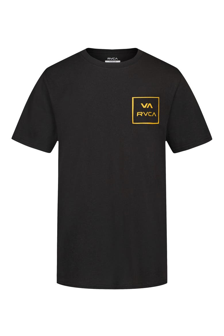 Kids' VA All the Way Graphic T-Shirt, Main, color, RVCA BLACK