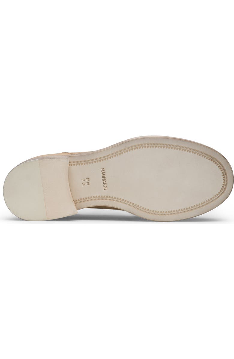 Magnanni Oaklynn Leather Loafer, Alternate, color, Taupe
