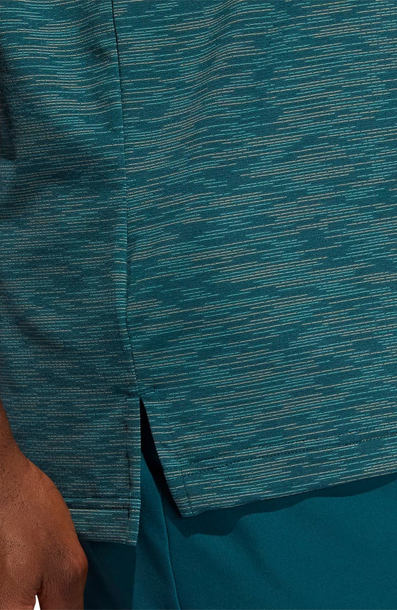 adidas Golf Mesh Broken Stripe Performance Polo, Alternate, color, 