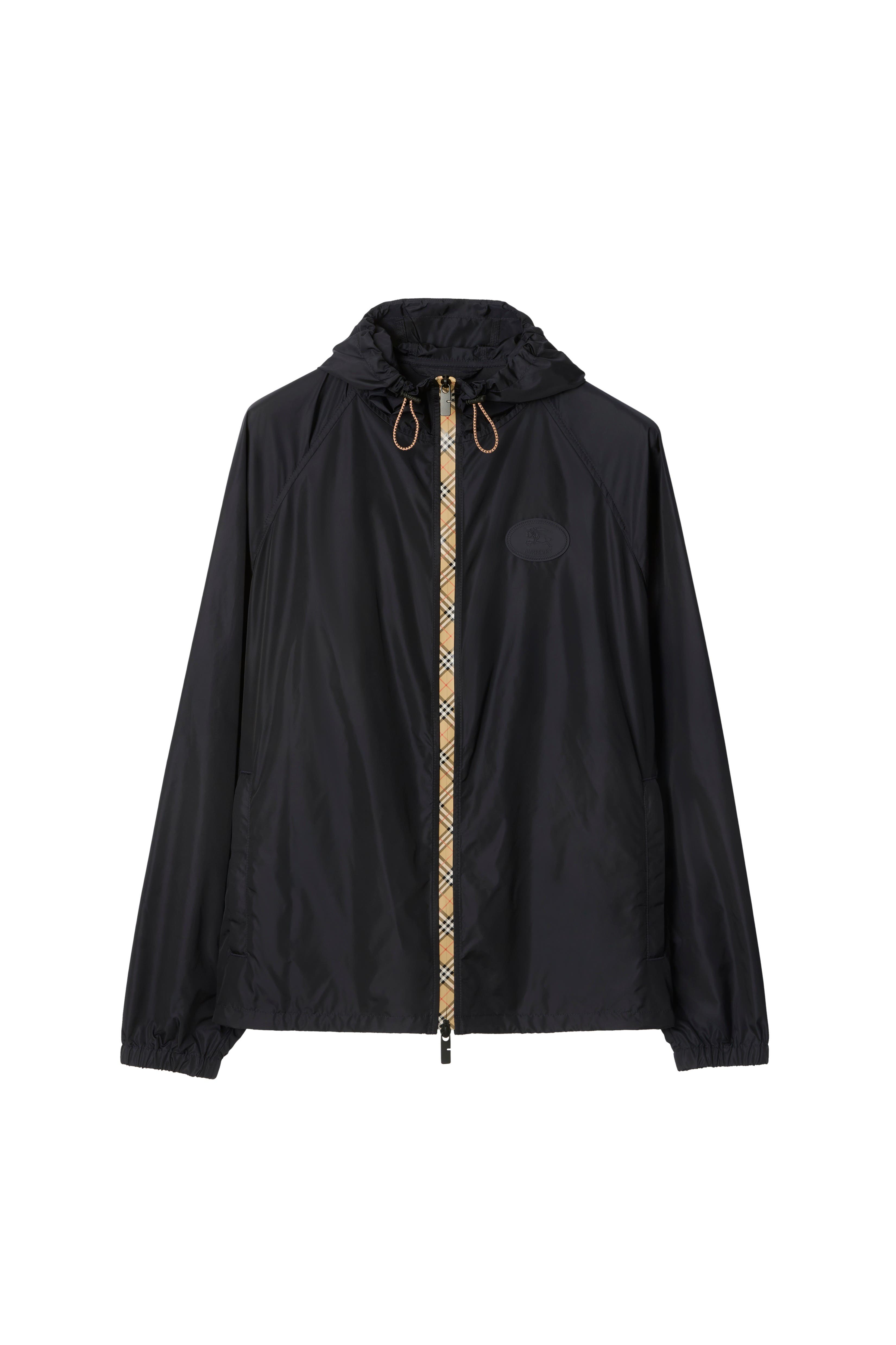 Checker-tape Nylon Hooded Jacket - image 4