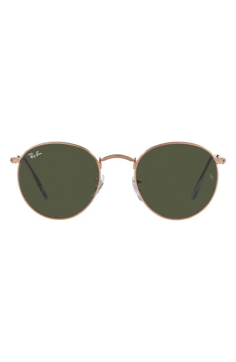 Icons 50mm Round Metal Sunglasses