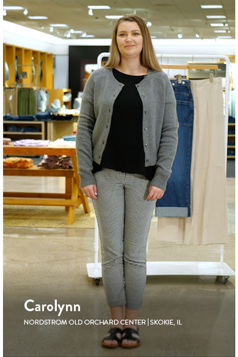 Crewneck Cotton Blend Cardigan video