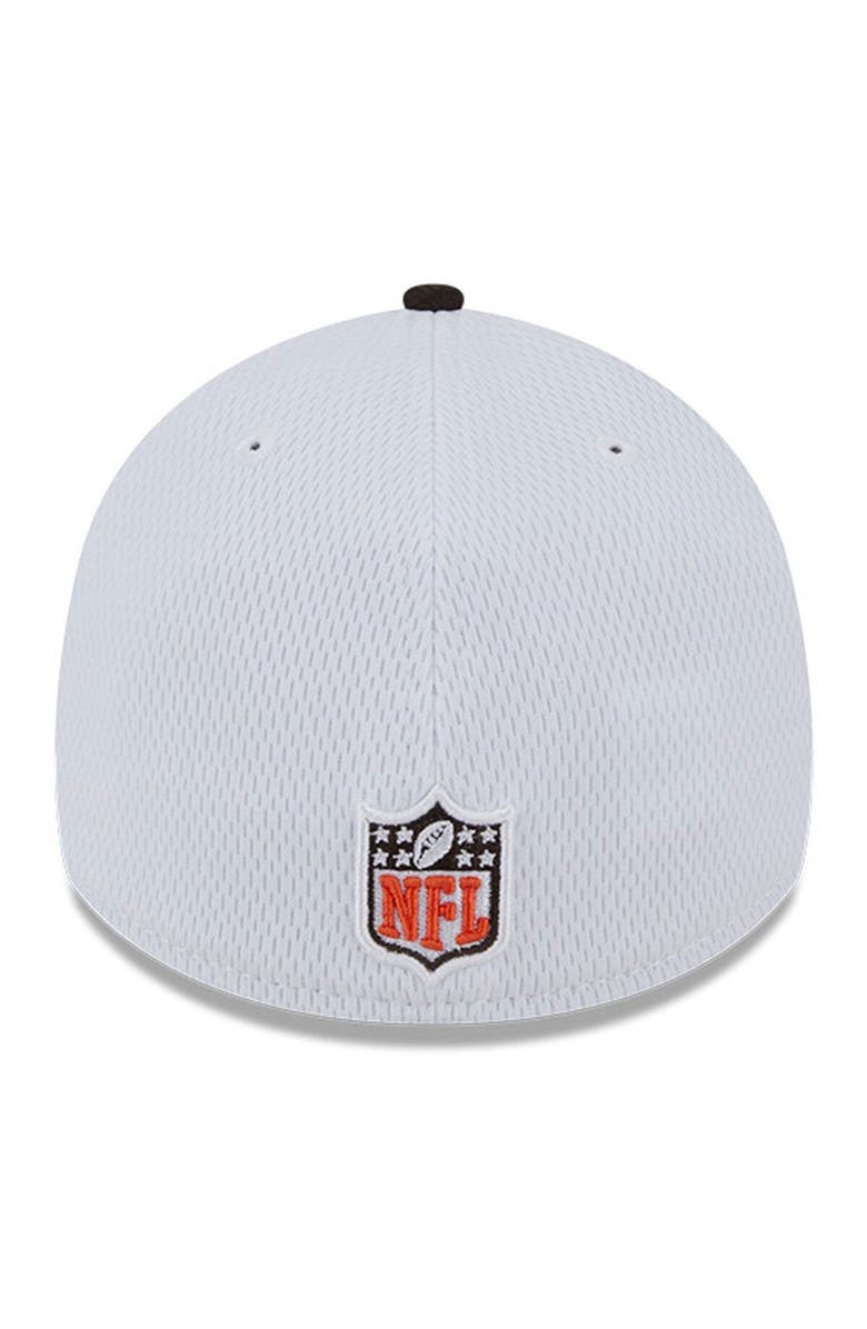 New Era Men's New Era White/Brown Cleveland Browns 2023 Sideline 39THIRTY Flex Hat, Alternate, color, White