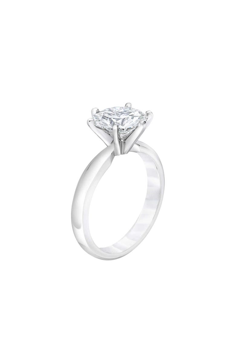 Bliss Diamond 4Ct Round Diamond Solitaire Engagement Ring 14k or Gold Lab Grown, Alternate, color, 14K White Gold
