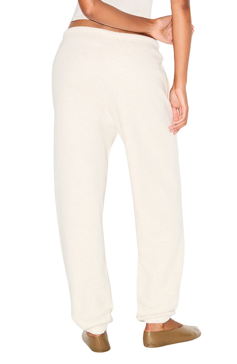 SKIMS Cotton Fleece Blend Classic Joggers, Alternate, color, Oatmeal Heather