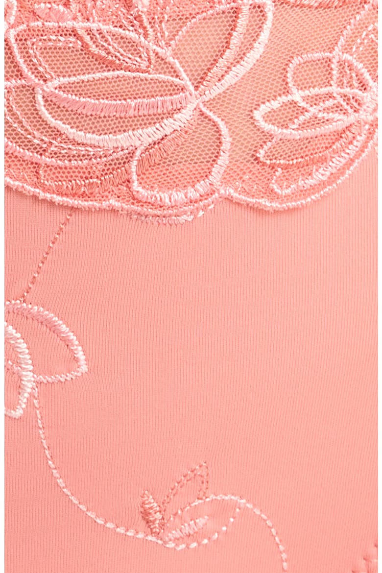 Diva Embroidered Mesh Panties, Alternate, color, LANTANA