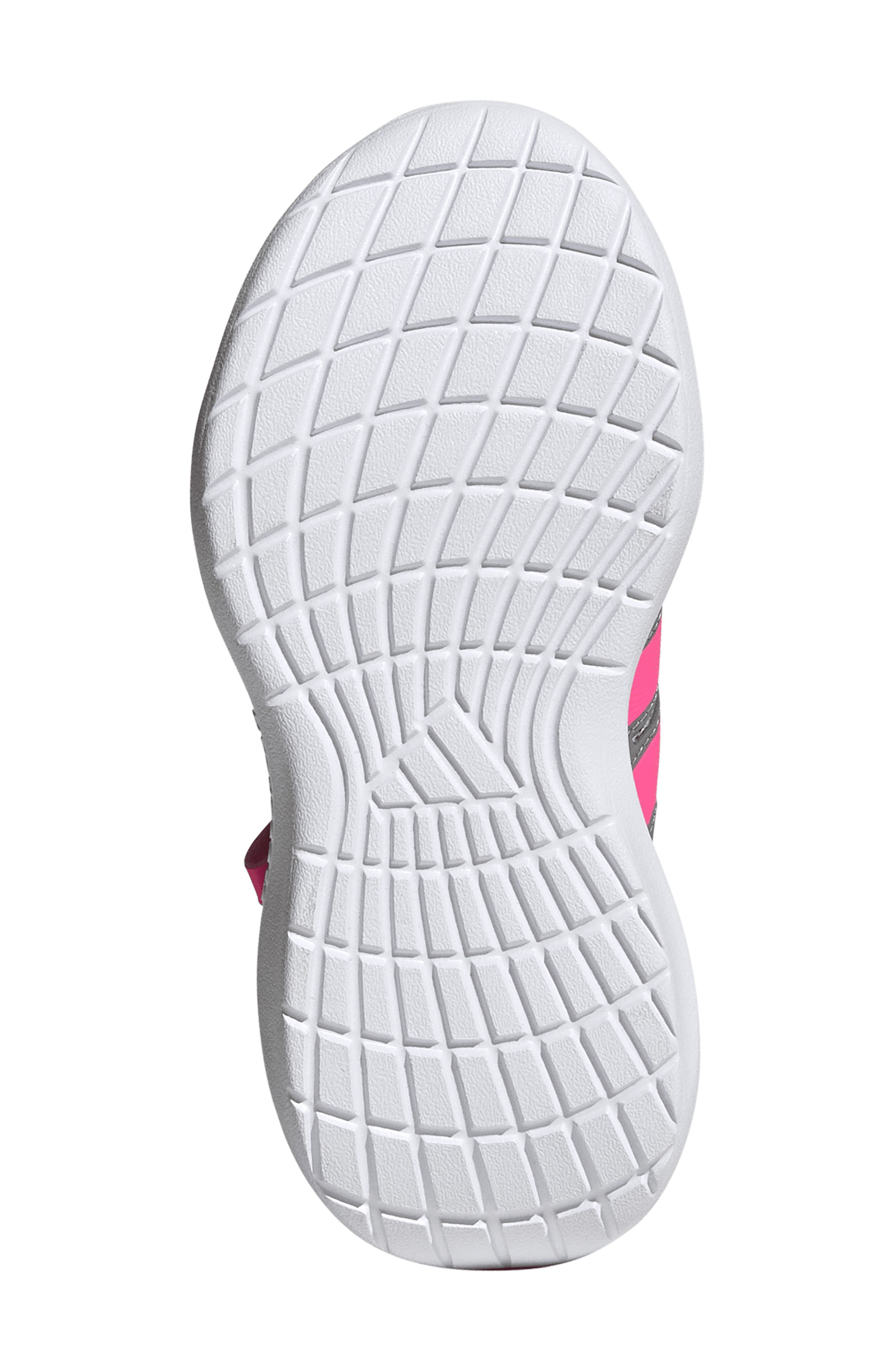 adidas Kids' Lightorama Sneaker, Alternate, color, Grey/ Pink/ Aquamarine
